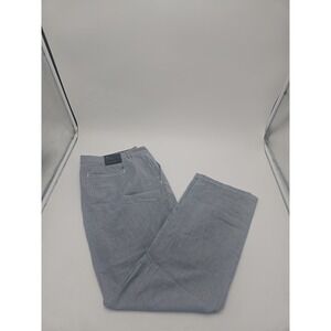 Tommy Hilfiger Heritage Hampton Chino Blue, And White Striped Pants Sz16 28insea